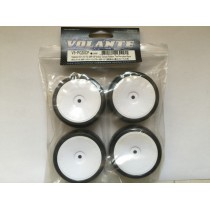 VOLANTE F1 Rear Rubber Slick Tires Asphalt Soft Compound Preglued  (VOL-VF1-ARS)